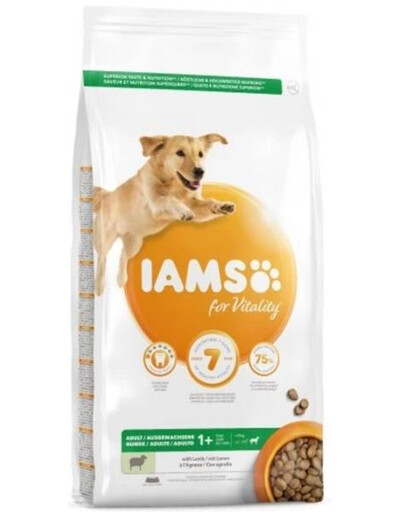 IAMS For Vitality Adult Large Breed Lamb granule pre dospelých psov, veľké plemená 12 kg