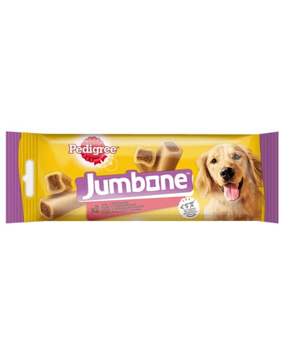 Pedigree Jumbone (stredné plemená) hovädzia a hydinová maškrta 180 g