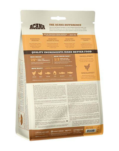 ACANA Wild Prairie Cat 4,5 kg granule pre mačky bez obilnín