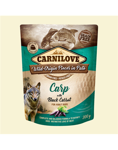 Carnilove Carp&black carrot 300 g vrecko pre psov