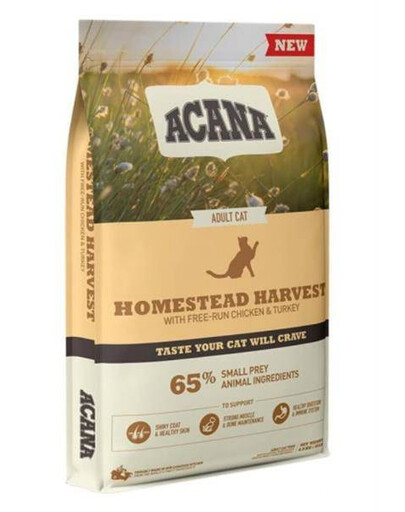 Acana Homestead Harvest Cat 4,5 kg granule pre dospelé mačky