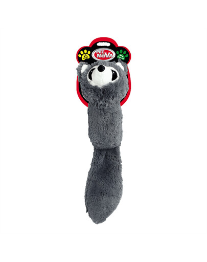 Maznáčik Nova Fox plyšovo šedý vŕzgajúci 41cm