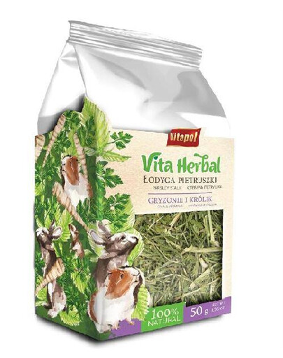 Vita Herbal pre hlodavce a králiky, petržlenová vňať 50 g výživa pre hlodavce