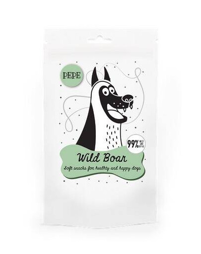 PEPE mini chunkies Wild Boar 70 g maškrty pre dospelých psov