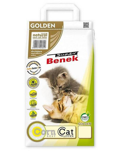 BENEK Super Corn Cat podstielka kukuričné zlaté 25 l