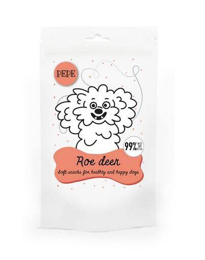 PEPE mini chunkies Roe Deer 70 g maškrty pre dospelých psov