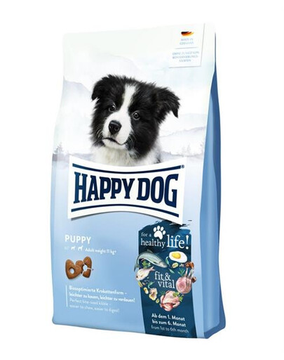 Happy Dog Fit & Vital Puppy, granule pre šteňatá, 1-6 mesiacov 10 kg