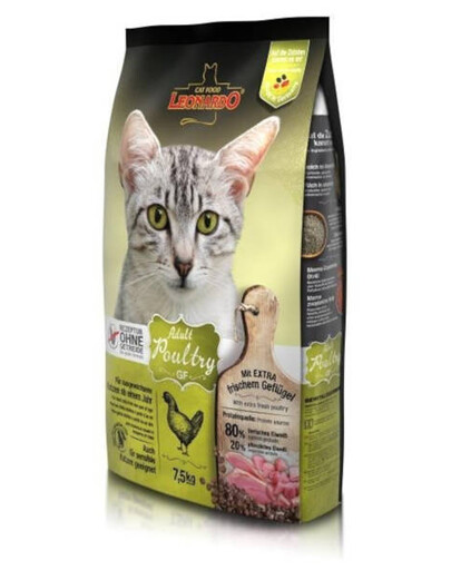 LEONARDO Adult Poultry GF granule pre mačky 7,5 kg