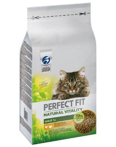 Perfect Fit Natural Vitality s Chicken & Turkey 6 kg granule pre dospelé mačky