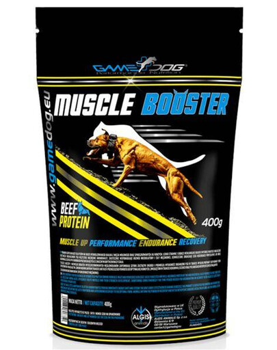 Game Dog Muscle Booster doplnok stravy pre športových psov 400 g