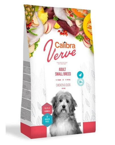 CALIBRA Dog Verve GF Adult Small Chicken&Duck granule pre psy malých plemien, kura a kačica 6 kg