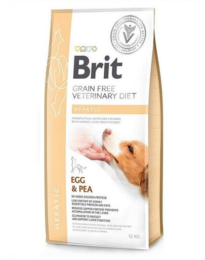 BRIT Veterinary Diets Dog Hepatic granule pre dospelých psov 12 kg