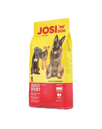 JosiDog Agilo Sport granule pre dospelých športových psov 15 kg