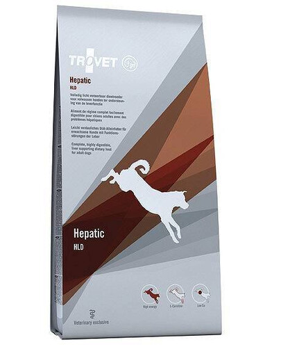 TROVET Hepatic HLD granule pre psov 12,5 kg