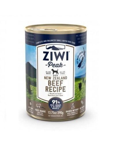 ZIWIPEAK Dog Beef 390 g