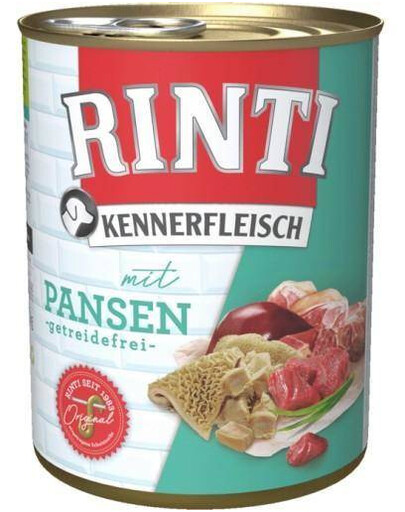 RINTI Kennerfleisch Rumen s bachorom 800 g