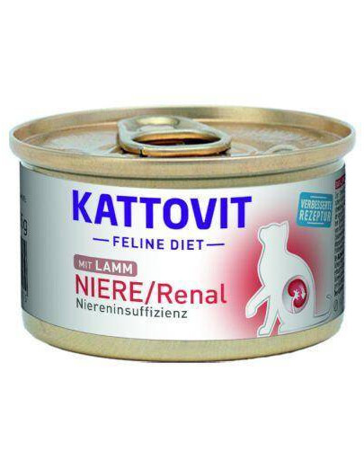 KATTOVIT Feline Diét Niere/Renal Lamb Lamb 85 g