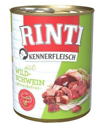 RINTI Kennerfleisch Wild s mäsom diviaka 800 g