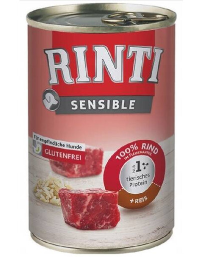 RINTI Sensible hovädzie mäso s ryžou 400g