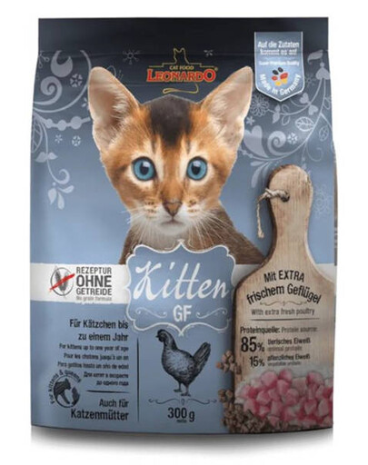 LEONARDO Kitten GrainFree granule pre mačiatka bez obilnín 300 g