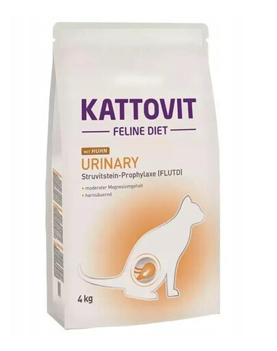 KATTOVIT Feline Diet Urinary granule pre mačky s kuracím mäsom 4 kg