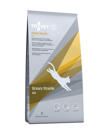 TROVET Urinary Struvite ASD špecializované granule pre mačky 10 kg