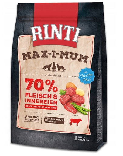 RINTI MAX-I-MUM granule pre psov s hovädzím mäsom 1 kg