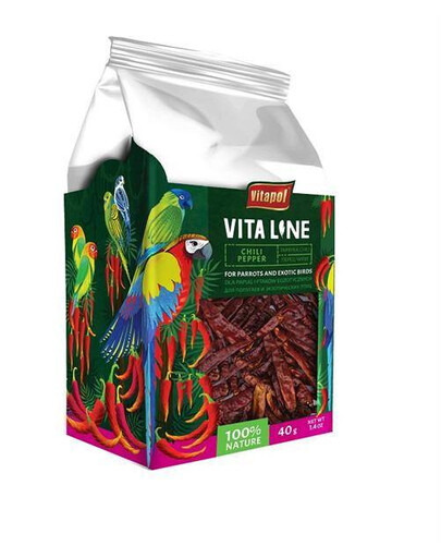 Vitaline Chilli paprička pre papagáje 40 g