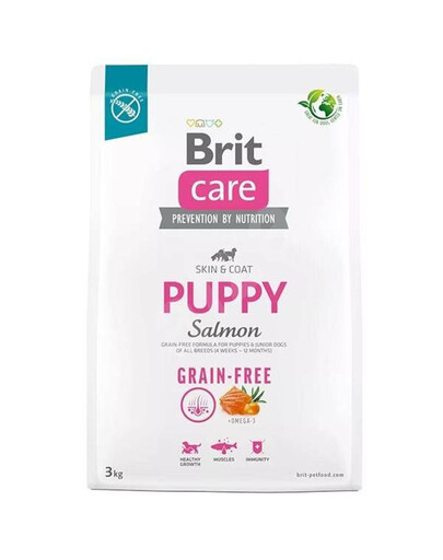 Brit care dog grain-free puppy salmon granule pre šteňatá 3 kg