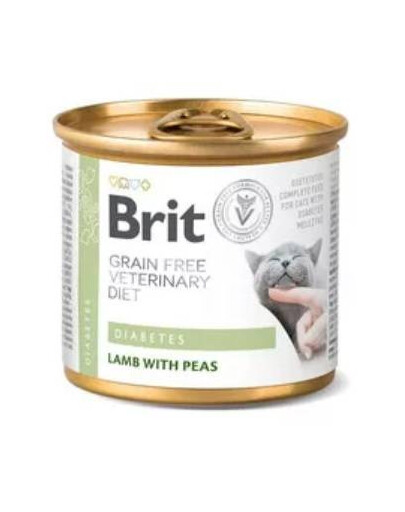 BRIT Veterinary Diet diabetes Lamb&Pea 200 g