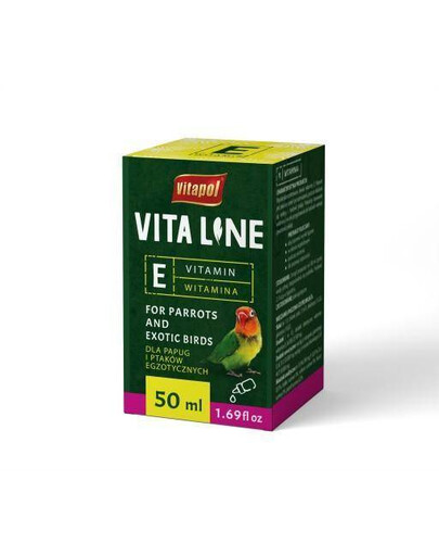 VITAPOL Vitamín E pre exotické vtáctvo 50 ml