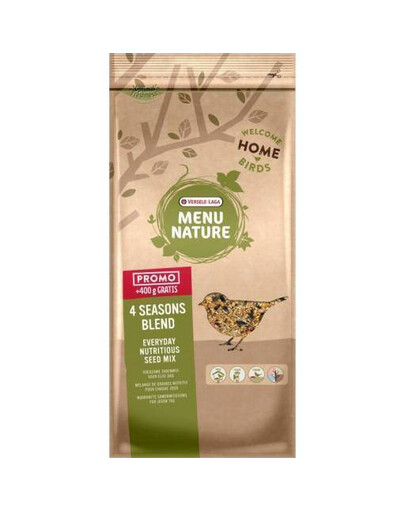 VERSELE-LAGA Menu Nature 4 Seasons Blend vonkajšie krmivo pre vtáky 4 kg + 400 g