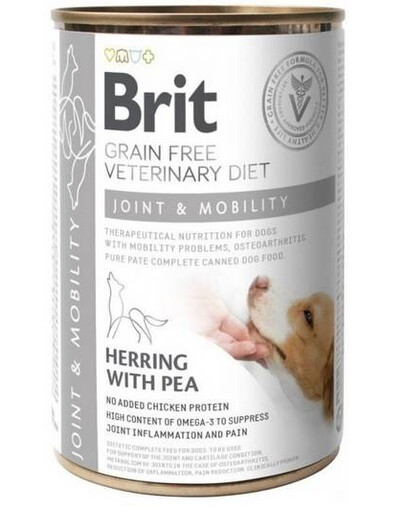 BRIT Veterinary Diet Dog Joint&Mobility kĺbové krmivo pre psov 400 g