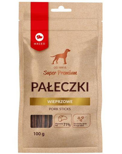 Maced monoproteínová desiata z bravčového mäsa pre psov 100 g