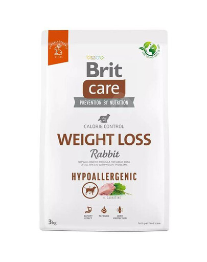 Brit care dog hypoallergenic weight loss granule pre dospelých psov s nadváhou 3 kg