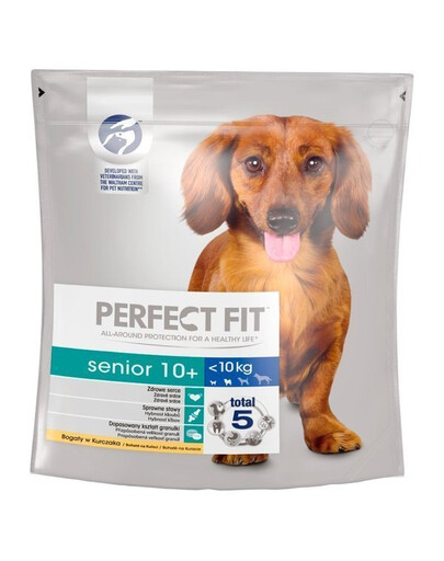 Perfect Fit Senior pes rich in chicken granule pre starších psov 825 g