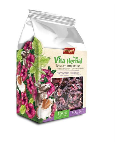 Vita Herbal pre hlodavce a králiky, kvet ibišteka 70 g