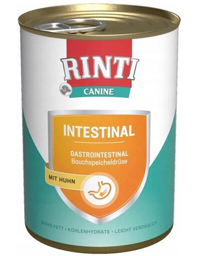 RINTI Canine Intestinal chicken konzerva pre psov s kuracím mäsom 400 g