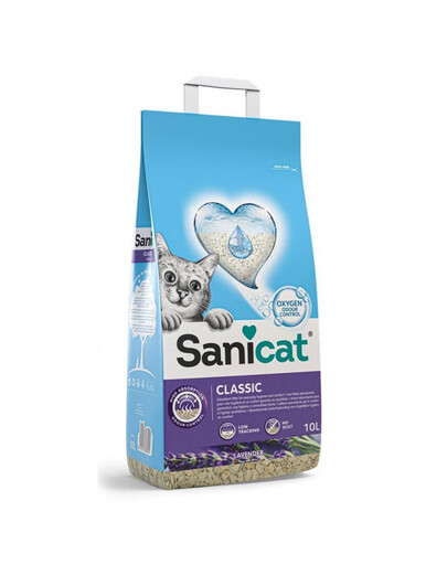 Sanicat Classic Lavender 10 l - levanduľová podstielka neutralizujúca zápach