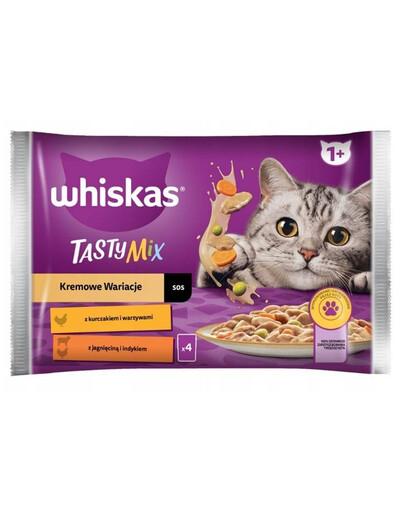 Whiskas Tasty Mix sada kapsičiek pre mačky 4x 85 g