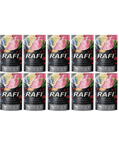 DOLINA NOTECI Rafi hovädzie žalúdky so šunkou 10x500 g