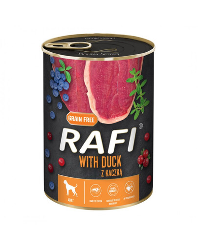 DOLINA NOTICE RAFI Duck 400g mokré krmivo pre psov