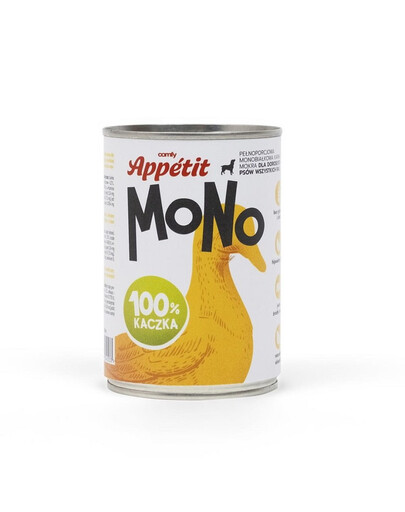 COMFY APPETIT MONO Monoproteinowa karma z kaczką 400 g
