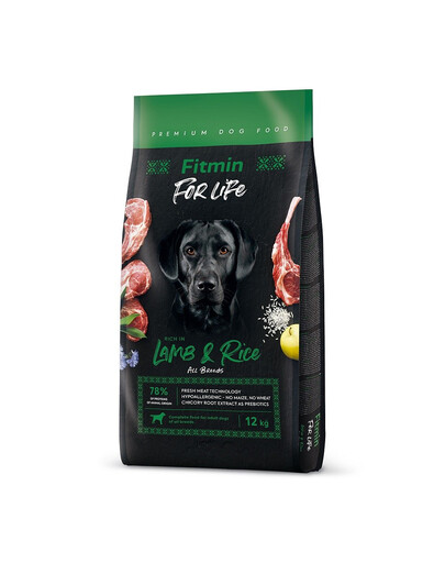 FITMIN dog For Life Lamb & Rice 12 kg