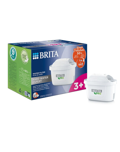 BRITA Vodný filter Maxtra Pro Hard Water Expert, 3+1 ks