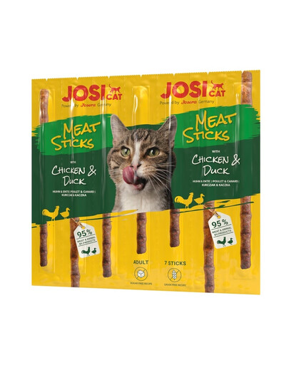 JOSERA JosiCat Meat Sticks kuře s kachnou 35g