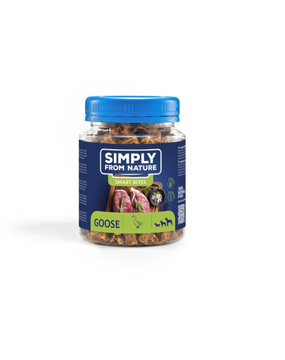 SIMPLY FROM NATURE Tréningové maškrty z husacieho mäsa 130 g