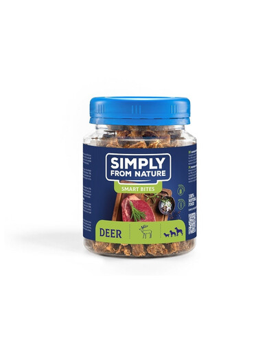 SIMPLY FROM NATURE Tréningové maškrty z jelenieho mäsa 3x130 g