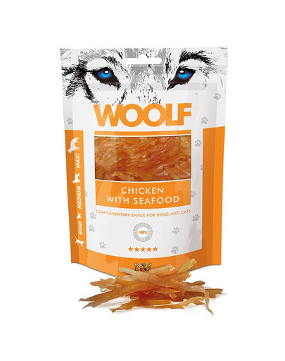 WOOLF Chicken With Seafood 100g kurczak z owocami morza