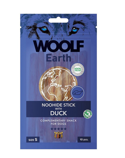 WOOLF Earth Noohide Stick with Duck 90g pałeczki z kaczką